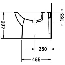Биде напольное Duravit Darling New 2250100000