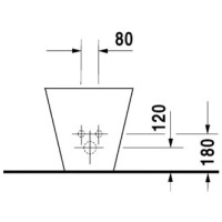 Биде напольное Duravit Starck 1 0274100000