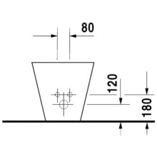 Биде напольное Duravit Starck 1 0274100000