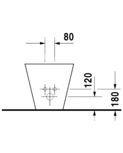 Биде напольное Duravit Starck 1 0274100000