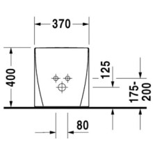 Биде напольное Duravit Starck 2 2272100000