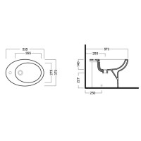 Биде напольное Hatria Erika Pro YXBP01