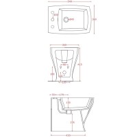 Биде напольное Artceram Jazz JZB002 01 00x1
