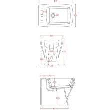 Биде напольное Artceram Jazz JZB002 01 00x1