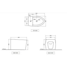 Биде напольное Jaquar Vignette VGS-WHT-81151