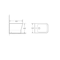 Биде напольное WeltWasser Rotbach 003GL-WT