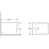 Биде напольное Grossman GR-BPR4414
