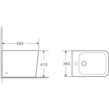 Биде напольное Grossman GR-BPR4414