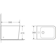 Биде напольное Grossman GR-BPR4414