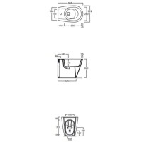 Биде напольное Simas Gambassi GA04bix1