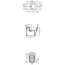 Биде напольное Simas Gambassi GA04bix1