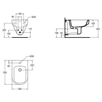 Биде подвесное Ideal Standard Playa J492801