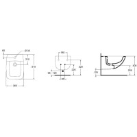 Биде подвесное Ideal Standard Cantica W806501