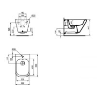 Биде подвесное Ideal Standard K523601