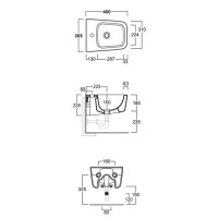 Биде подвесное Simas Degrade DE29bix1