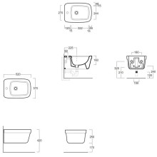 Биде подвесное Simas Evolution EVO19bix1