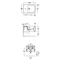 Биде подвесное без ободка Simas Flow FL64bix1