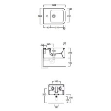 Биде подвесное без ободка Simas Flow FL64bix1