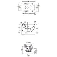 Биде подвесное Simas Vignoni VI19 bix1