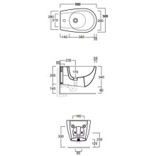 Биде подвесное Simas Vignoni VI19 bix1