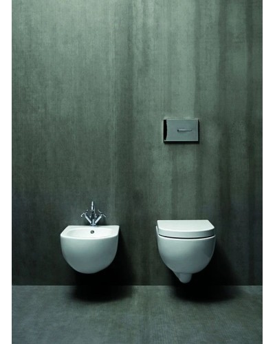 Биде подвесное без ободка Azzurra Nuvola Mini NUV546/SOSKbix1