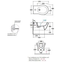 Биде подвесное Globo Paestum PAS10.bix1