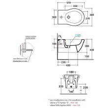 Биде подвесное Globo Paestum PAS10.bix1