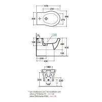 Биде подвесное Globo Paestum PAS10.b26x1