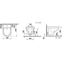 Биде подвесное Jika Lyra Plus 8303810003041