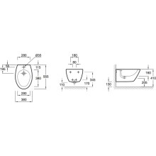 Биде подвесное Jacob Delafon Presquile E4441-00