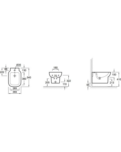 Биде подвесное Jacob Delafon Replay E4834-00
