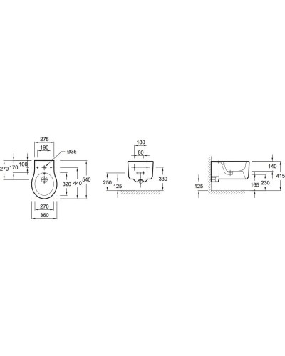 Биде подвесное Jacob Delafon Formilia Viragio E4792-00