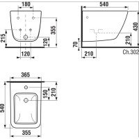 Биде подвесное Jika Pure 8304210003021