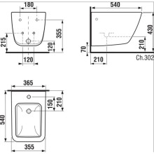 Биде подвесное Jika Pure 8304210003021