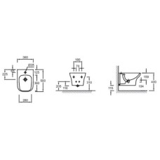 Подвесное биде Jacob Delafon Vox EME0002-00