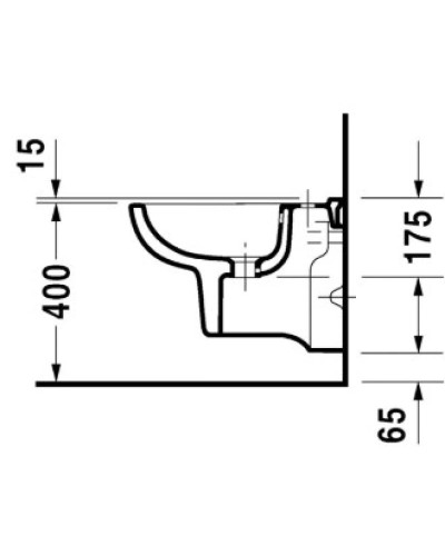 Биде подвесное Duravit D-Code 22371500002