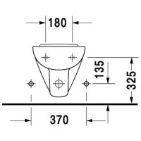 Биде подвесное Duravit D-Code 22371500002