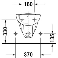Биде подвесное Duravit D-Code 22571500002