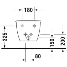 Биде подвесное Duravit Darling New 2249150000
