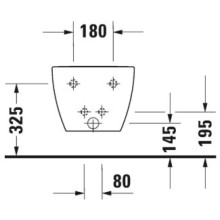 Биде подвесное Duravit Happy D.2 2258150000