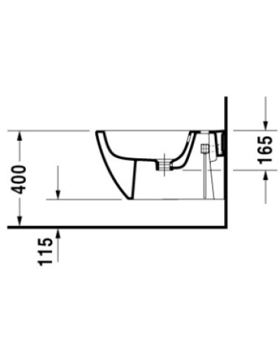 Биде подвесное Duravit Happy D.2 2258150000