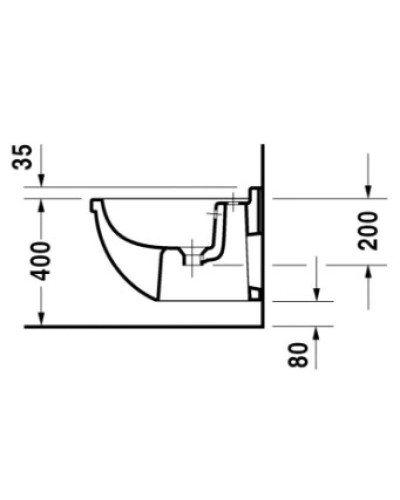 Биде подвесное Duravit Starck 3 2230150000