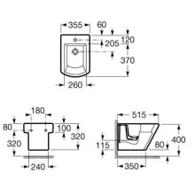 Подвесное биде Roca Hall 357625000