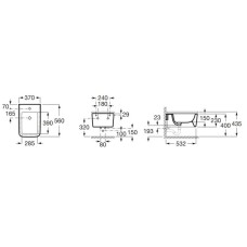 Подвесное биде Roca Inspira 357535000