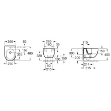 Подвесное биде Roca Meridian 357246000