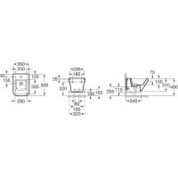 Подвесное биде Roca Dama 357786000