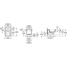 Подвесное биде Roca Dama 357786000
