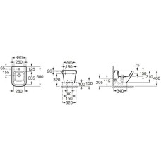 Подвесное биде Roca Dama 357786000