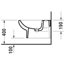 Подвесное биде Duravit DuraStyle 2279150000