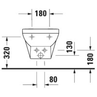 Подвесное биде Duravit DuraStyle 2279150000